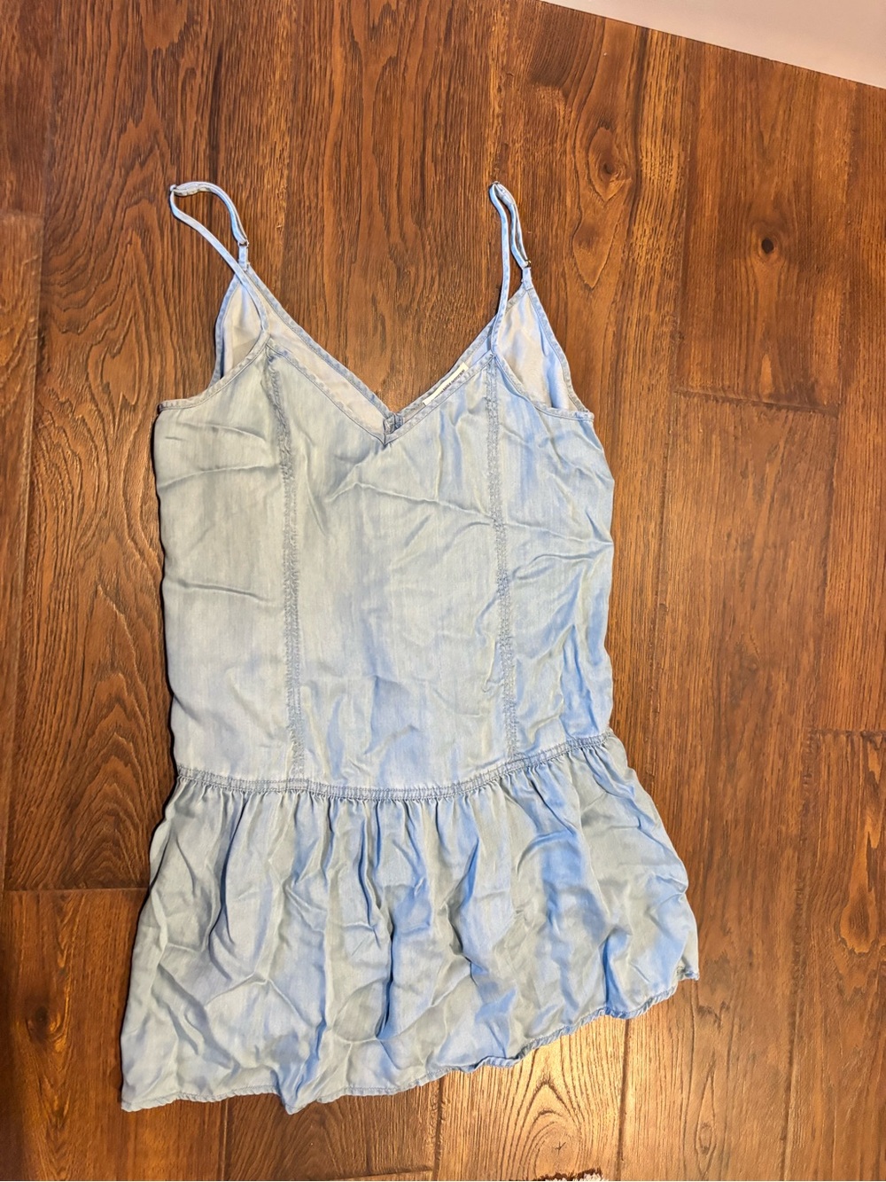 American Eagle Outfitters Light Blue Denim Cami Dress